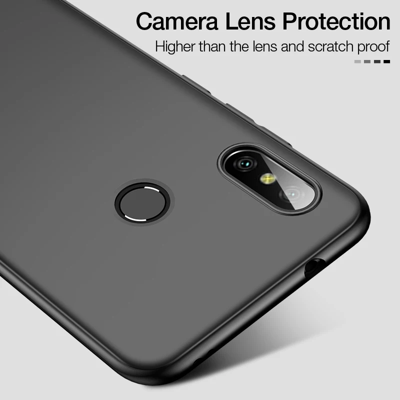 Чехол Cafele из ТПУ для телефона Xiaomi Mi A2 Lite матовый мягкий ультратонкий 0 4 мм чехол