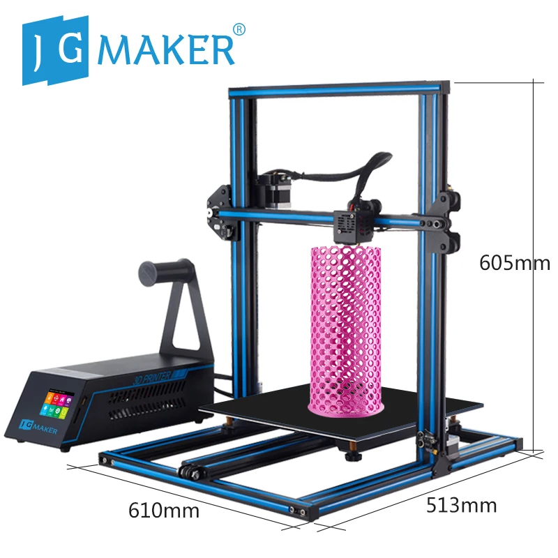 JGMAKER A5X 3d принтер максимальный размер сборки с 2 8 дюймовым HD сенсорным экраном и BDG