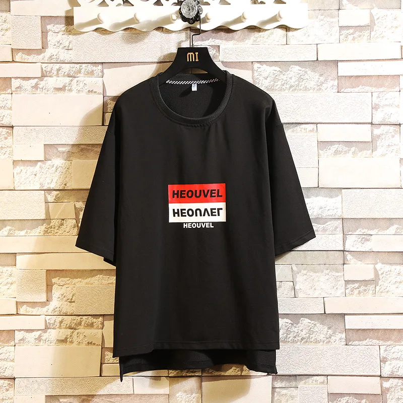 Модный мужской спортивный костюм с принтом весна-лето 2019 свободная толстовка +