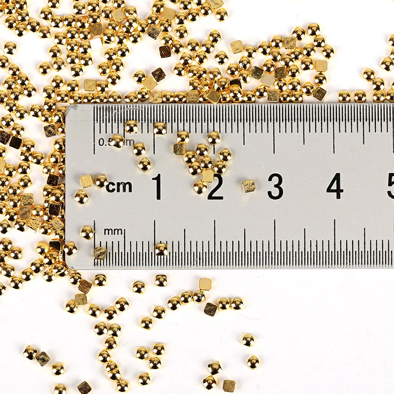 1 упаковка Золотое и серебряное квадратное основание цельный полукруг красота 3D