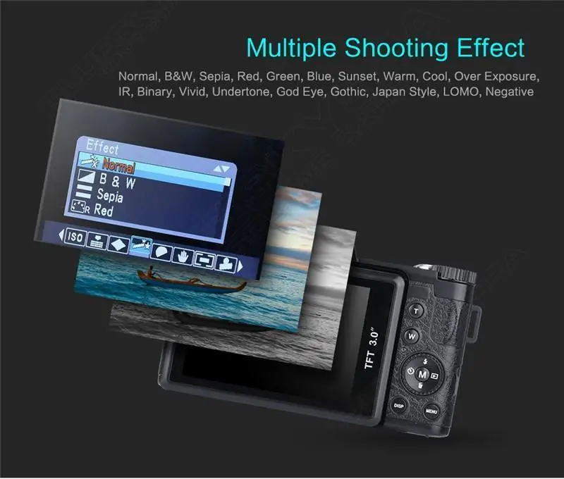 Цифровая зеркальная видеокамера amрассчитана на 3 0 дюйма CMOS TFT LCD 1080P HD 24 МП