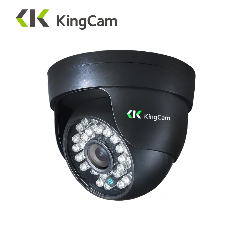 Kingcam 2.8 мм Широкий формат IP Камера Крытый Черный безопасности 1080 P Full HD Onvif