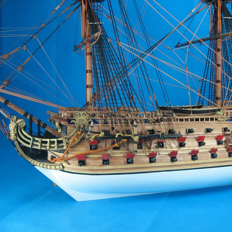 Комплект модели корабля для взрослых Diy Scale 1:50 3d лазерная резка деревянные