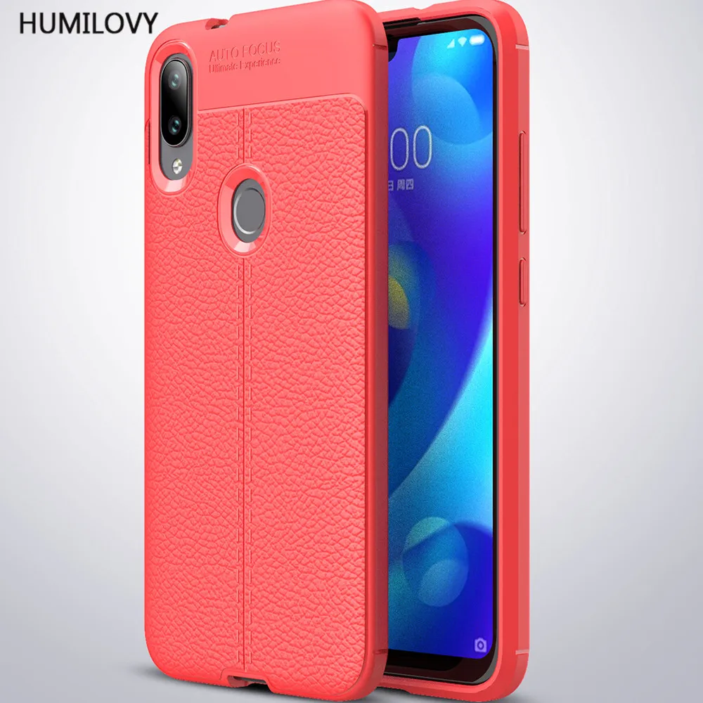 Чехол для Xiaomi Mi Play из мягкого силикона с ударопрочной кожей TPU для Xiomi Coque