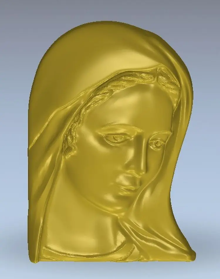 3d модель рельеф для ЧПУ в формате STL file Madonna_2 | Инструменты