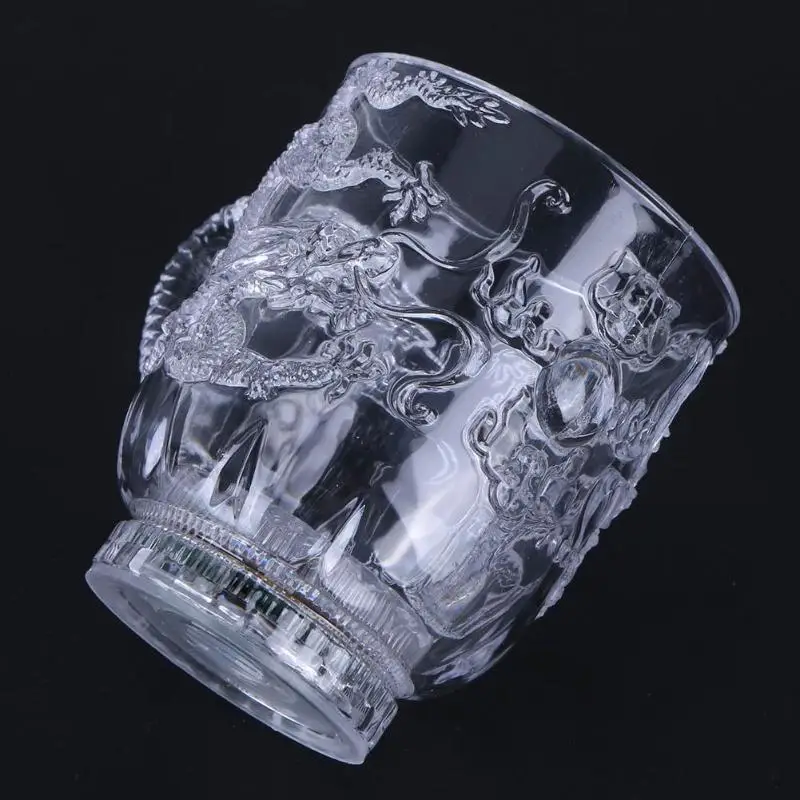 Цветная светящаяся чашка с освещением чашки для чая водой жидкость Индукционная