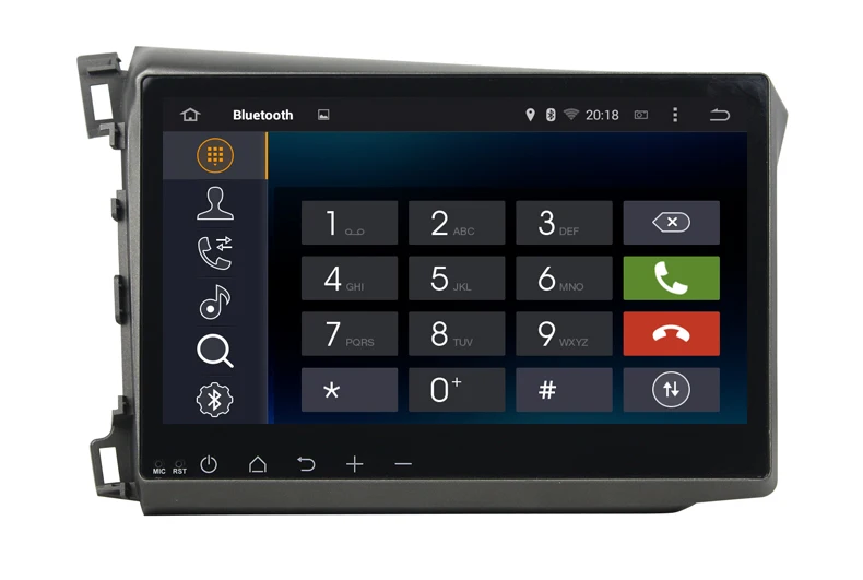 1024*600 HD экран PX5 android 10 автомобильное радио gps навигация для Honda civic 2012 2013 2014 аудио