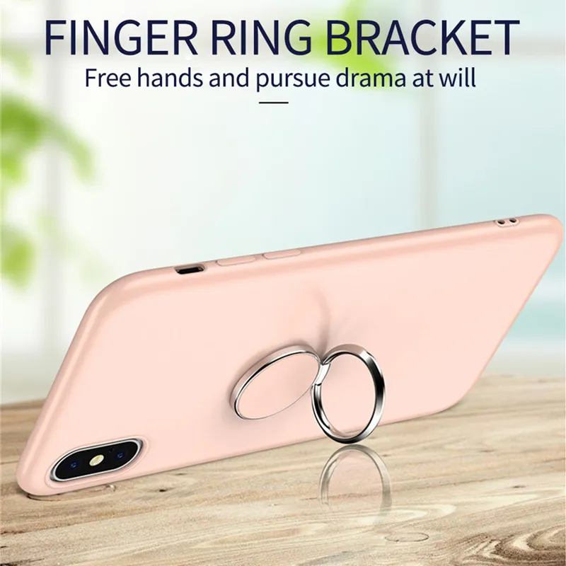 Жидкий силиконовый чехол для iPhone 7plus 6 6s 8 Plus Мягкий автомобильный Магнитный