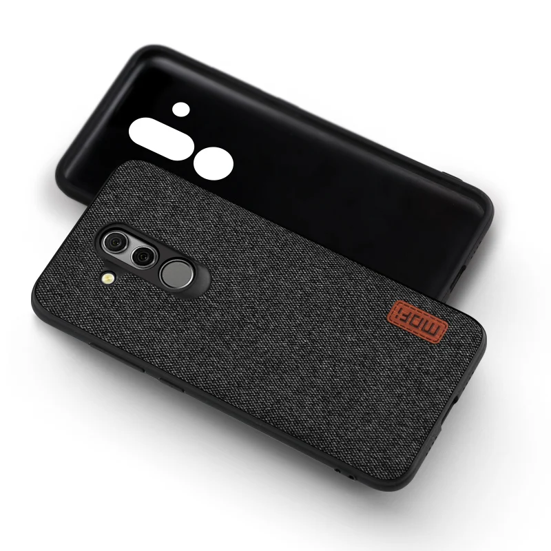 Чехол для huawei mate 20 lite чехол MOFI тканевый задний с мягкими краями полный |