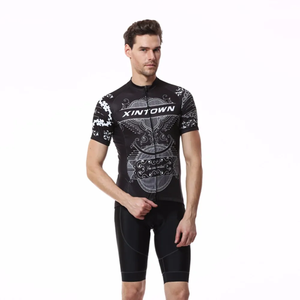 XINTOWN Breathable Anti-Sweat Short Sleeve Cycling Sets Clothes Jerseys Bib Shorts Bike Ropa Ciclismo Bicycle Jersey YAOYUEHEI | Спорт и