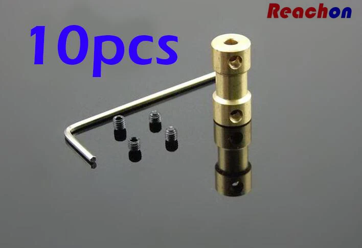 Бесплатная доставка 10 шт. медная муфта вал двигателя лодки адаптер для