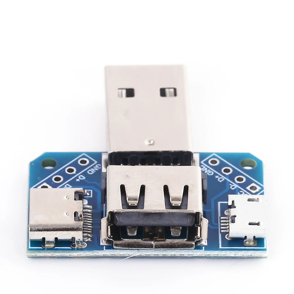 2 54 мм USB преобразователь стандартный разъем на Micro 4P терминальная плата