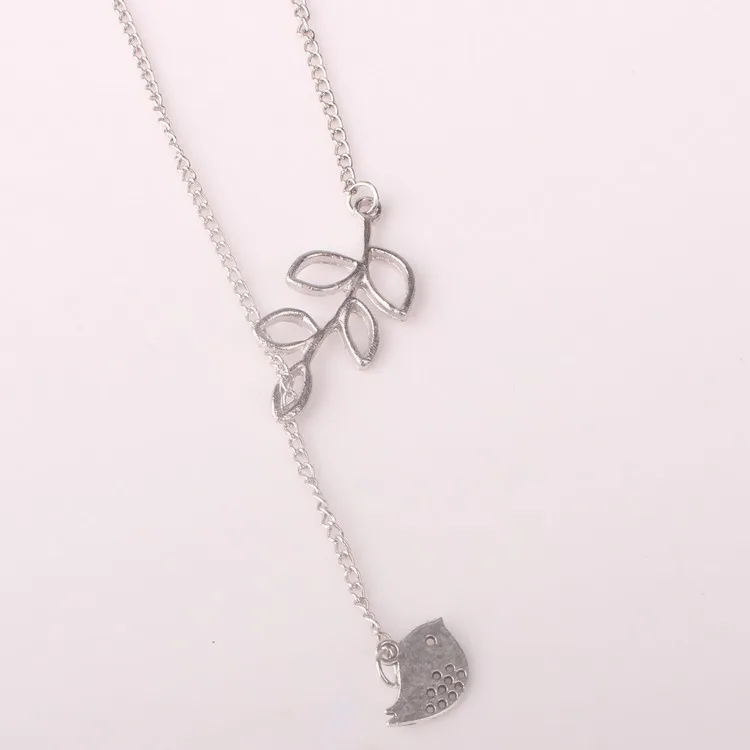 Женское Ожерелье с листьями из сплава в европейском и американском стиле Лидер