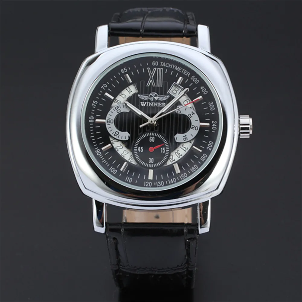 ПОБЕДИТЕЛЬ Мужские наручные автоматические часы мужские Топ Бренд роскошные