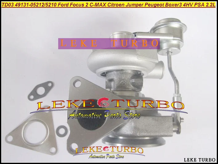 Турбокомпрессор TD03 для Ford Focus 2 Для Citroen Jumper Peugeot Boxer 3 4HV 2.2L 49131 05212 6U3Q6K682AE бесплатная