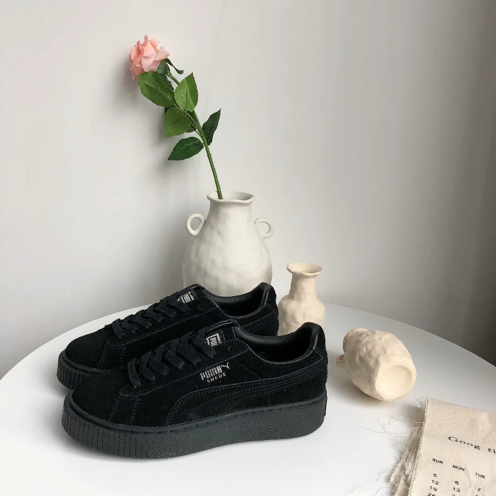 Puma Кроссовки puma толстый бархат подшитая обувь на платформе для мужчин и женщин