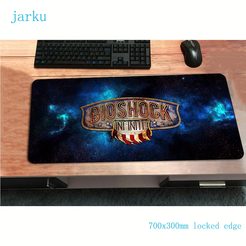 Коврик для мыши bioshock 700x300x2 мм игровой коврик Аниме xl офисный Настольный ноутбука