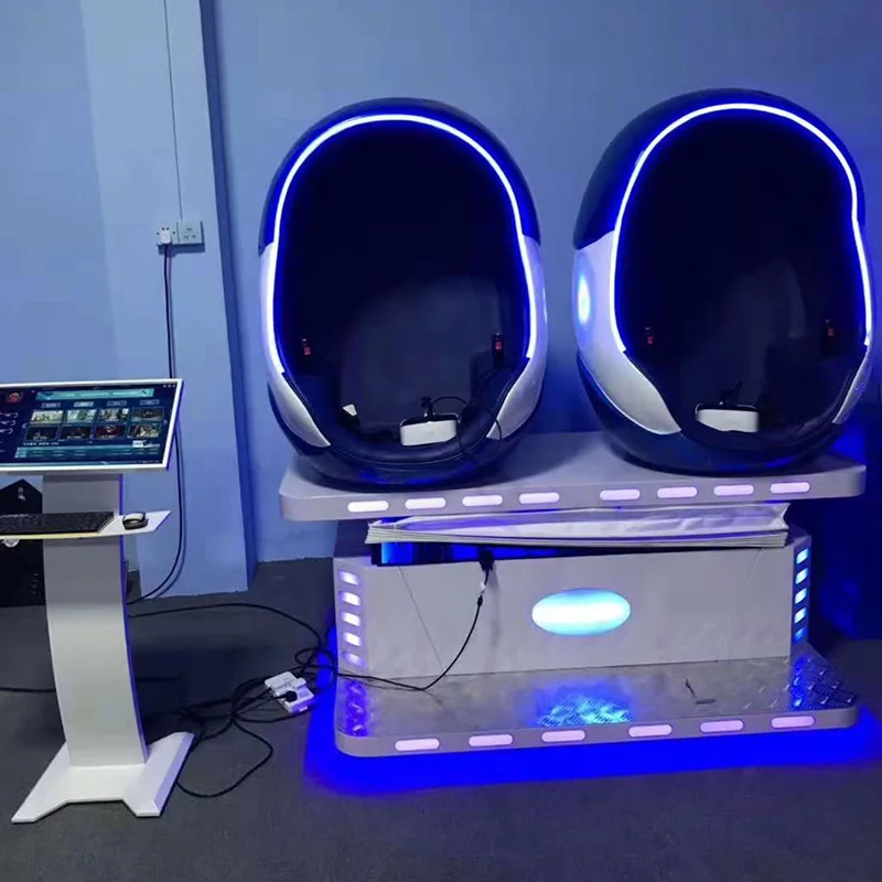 Двойные 9d яйца Vr сиденья Виртуальная реальность кино игры симулятор|Игры с