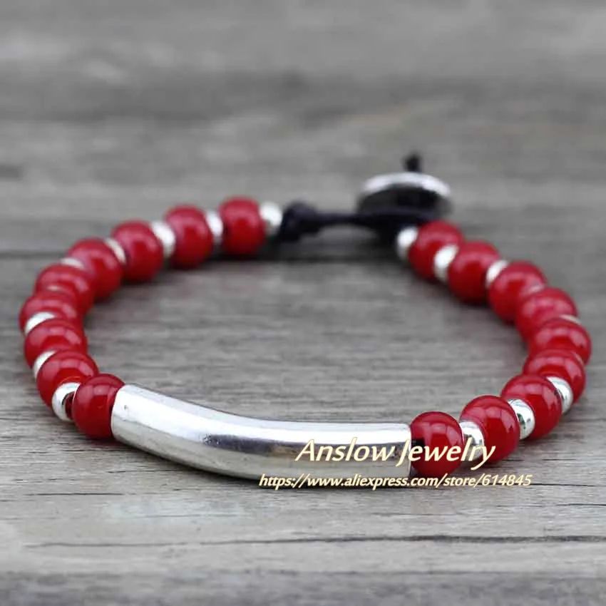 Anslow модные ювелирные изделия Новое поступление очаровательный кожаный браслет