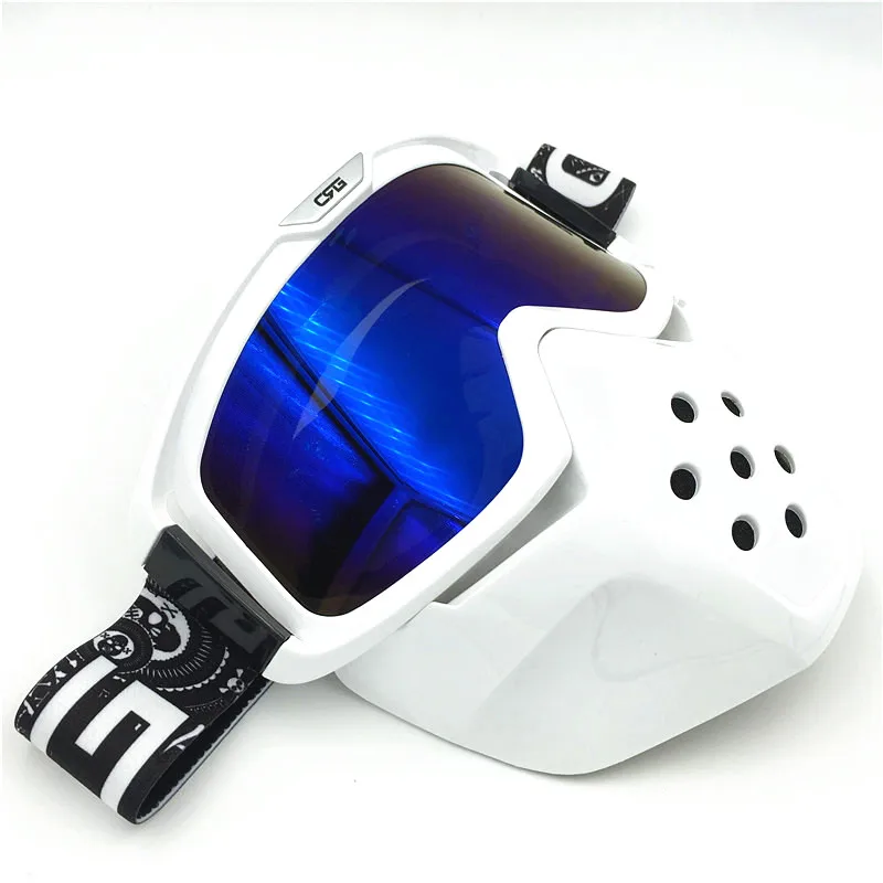 Винтажные белые очки Moto rcycle маска + las gafas de moto cross casque capacetes ciclista|motorcycle glasses