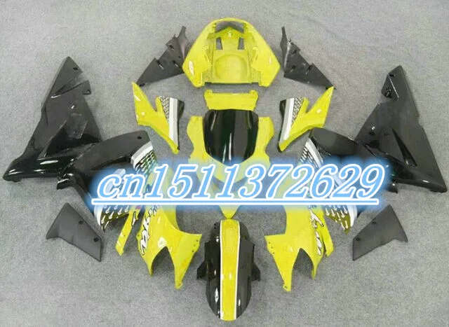 

Bo ABS Желтый Черный Новый aftermarket для Kawasaki Ninja ZX-10R 04 05 Обтекатель ZX10R 2004 ZX 10R 2005 обтекатель кузова