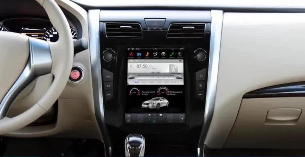 Tesla вертикальный экран Android 7,1 6,0 Автомобильный Радио DVD gps навигация для Nissan Altima/Teana 2013 поддержка 3/4G сети