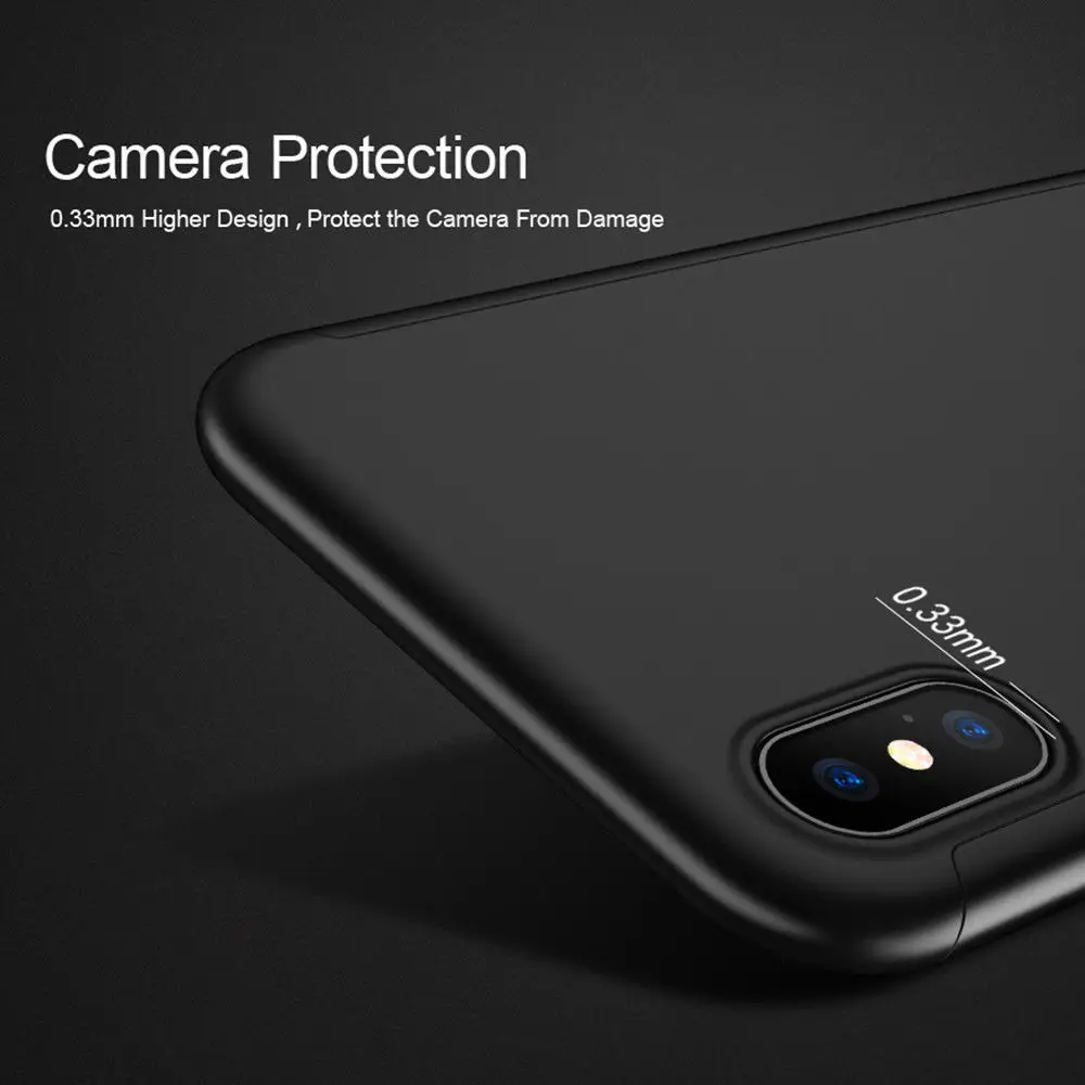 HOPCHAM красный чехол с полным покрытием на 360 градусов для iPhone 7 6 6s чехлами из