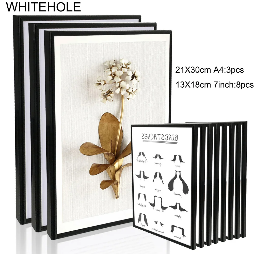 

11 Pcs/Set Metal Picture Frame For Wall Hanging 7 Inch A4 Aluminium Photo Frame Picture Gift Recommendation Home Decor