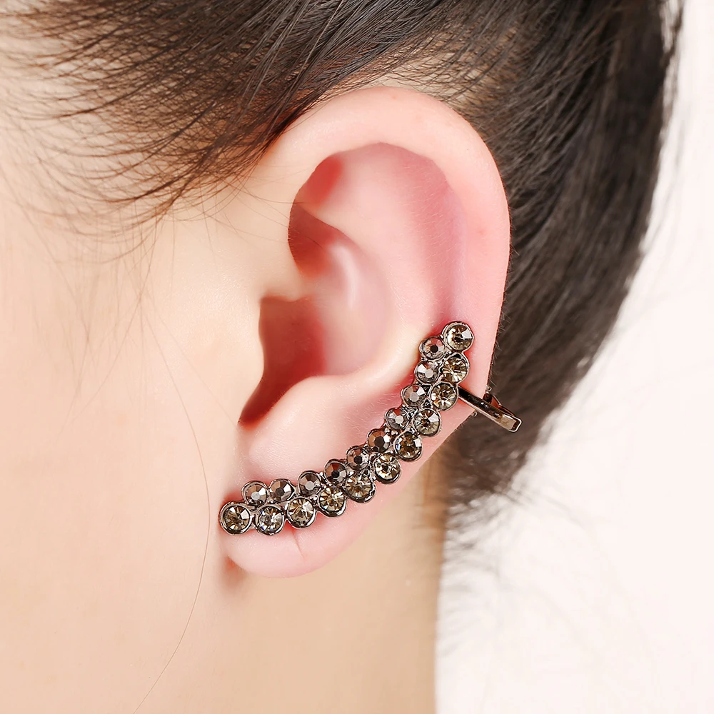 ZLDYOU ювелирные изделия в стиле панк подарок для женщин левое ухо двойной ряд