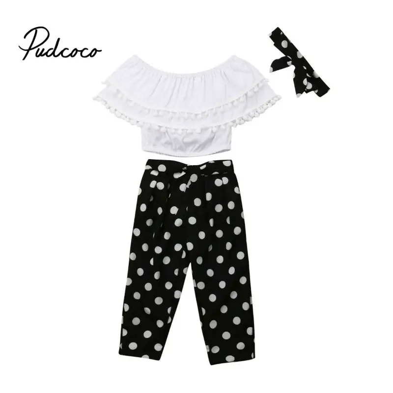 Комплект одежды для новорожденных девочек из 3 предметов: блузка + штаны повязка