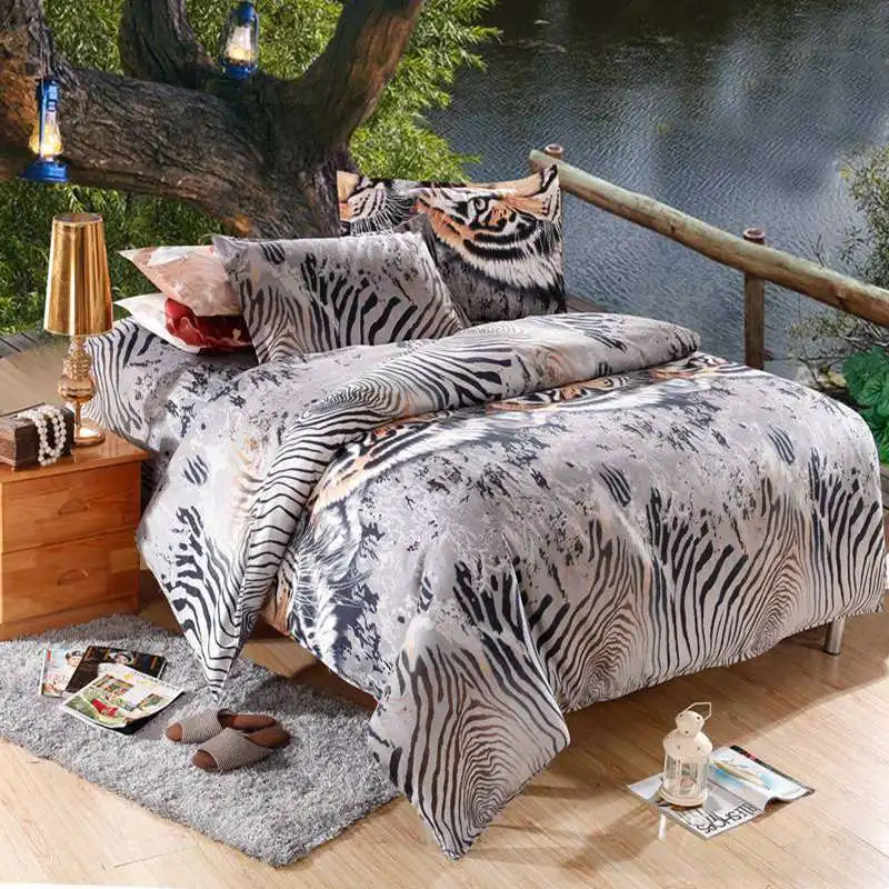 4 шт 3D цветочные постельные принадлежности наборы пододеяльников королевского