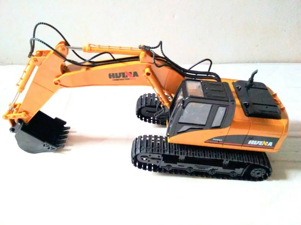 HuiNa Toys 350 15 каналов 2,4g 1/12 Rc пластиковый экскаватор 1:12 Rc автомобиль с зарядным аккумулятором детская игрушка Рождественский подарок