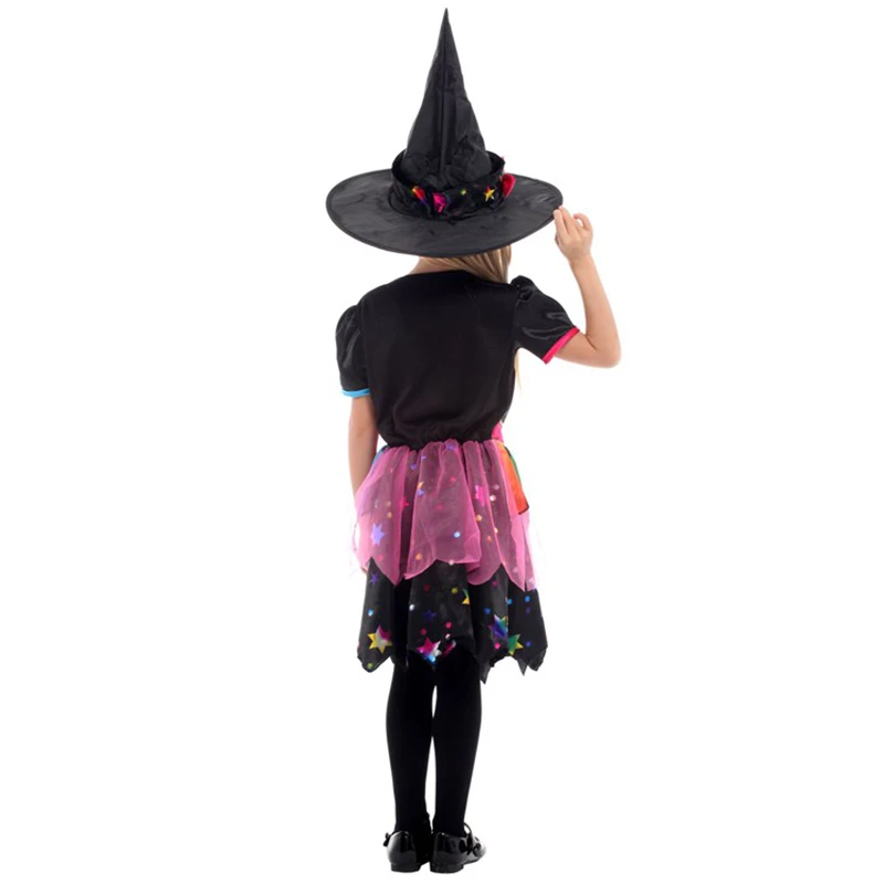 HUIHONSHE Children's Halloween Cosplay Playing Anime Magic Witch Clothes Girls' Pettiskirt Kids Costumes | Тематическая