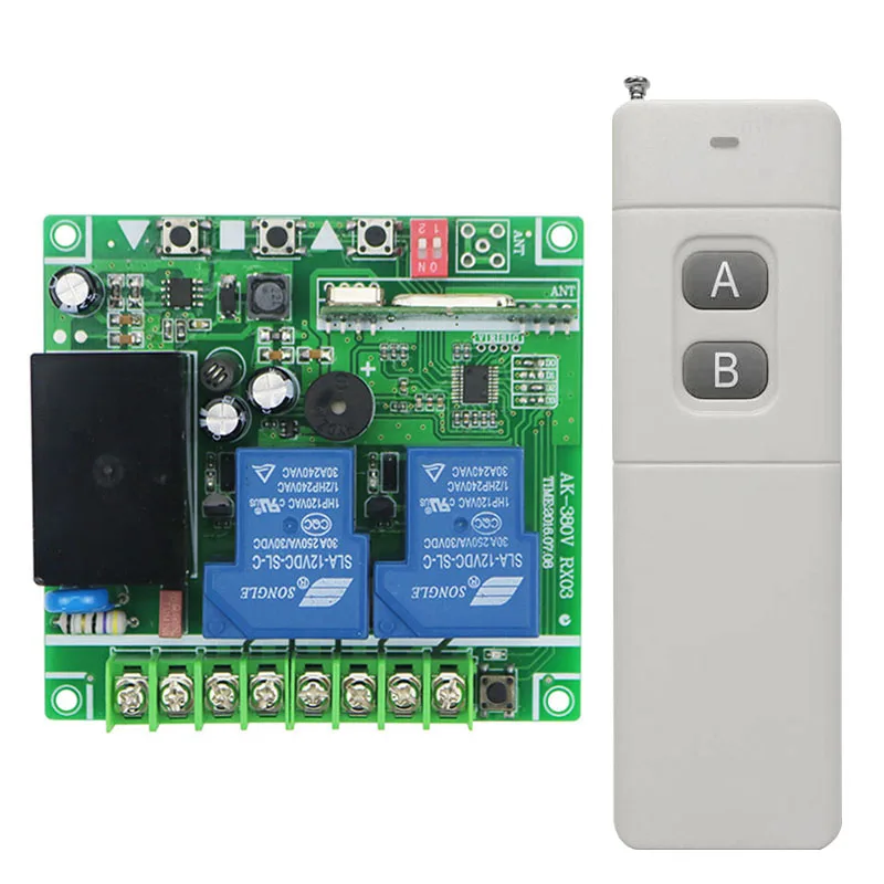 AC 85V 110V 120V 220V 240V 2 CH RF беспроводной пульт дистанционного управления 1 * приемник +