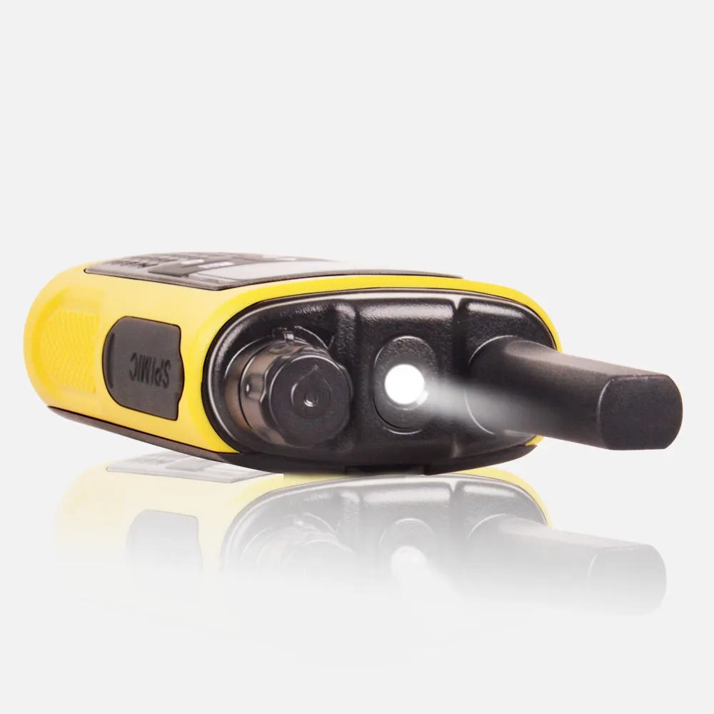 Лицензия FRS/GMRS Walkie Talkies двухстороннее радио с перезаряжаемой батареей 0,5 Вт 22CH VOX ЖК-экран Socotran T80