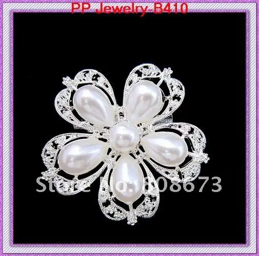 Красивые жемчужные цветочные свадебные броши для букета невесты хорошего