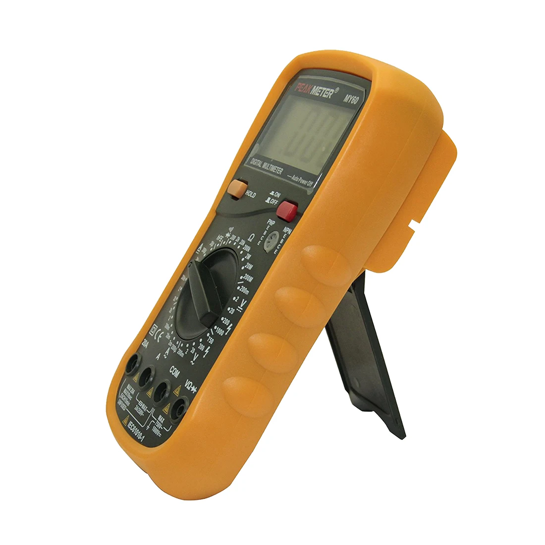 New PEAKMETER MY60 Digital Multimeter High Voltage Meter Tester Current Resistance Ammeter Multitester Data Hold Orange | Инструменты