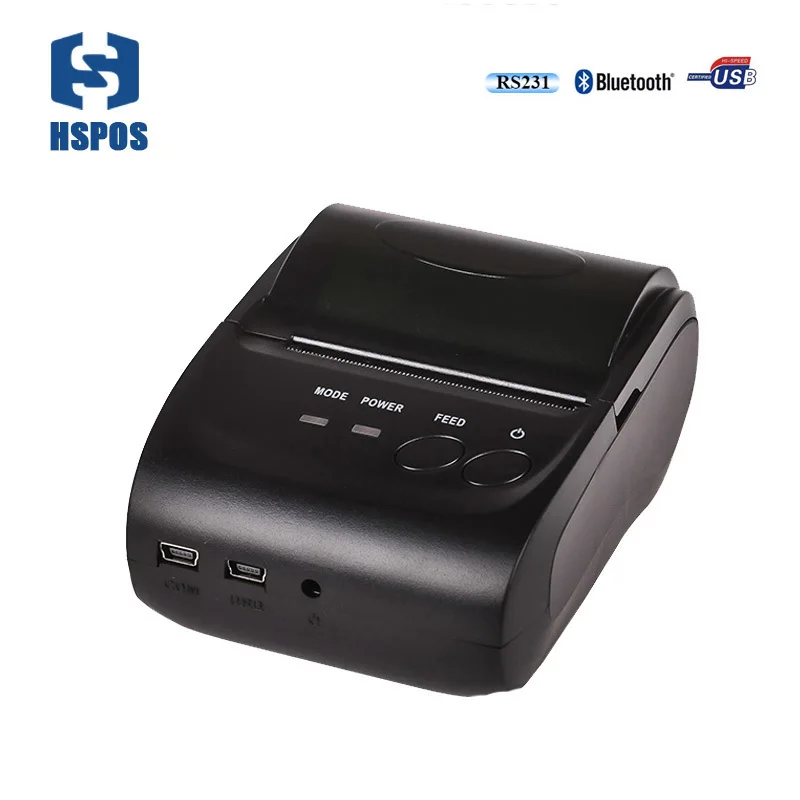 Bluetooth2.0 mobile mini android pos receipt printer 58mm thermal portable impressora support windows system ticket 584A|pos printer|receipt