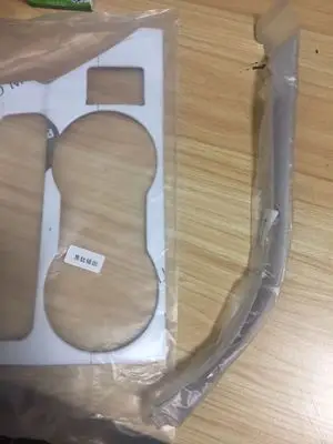 Отделка интерьера передняя рамка держателя стакана воды отделка наклейки для Toyota Corolla E170 2014 2015 2016 2017 автомобильный Стайлинг