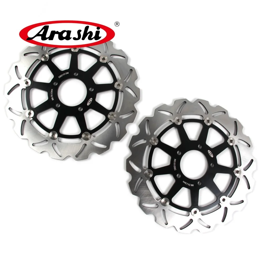 

Передние тормозные диски ARASHI для SUZUKI GSX R HAYABUSA 1300 1999-2007, тормозные диски с ЧПУ, GSX1300R GSX-R GSXR 1300 2000 2001 2002