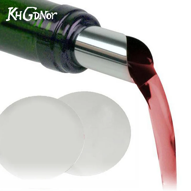 10 шт./компл. ПЭТ моющаяся жидкость Pourer многоразовый диск фольга вино бар