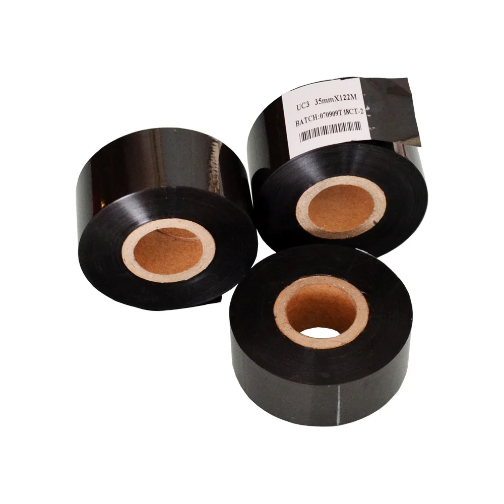 

Black Width 35mm length 122m date stamping foil for packing bags