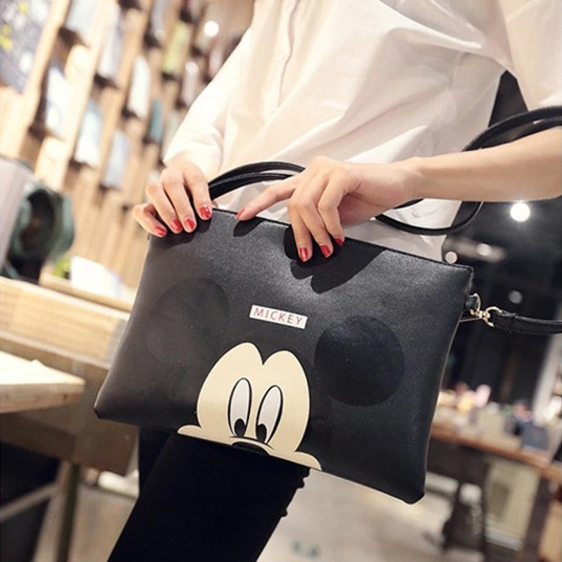 Женская сумка мессенджер DIsney модная клатч с Микки Маусом из мультфильма Минни