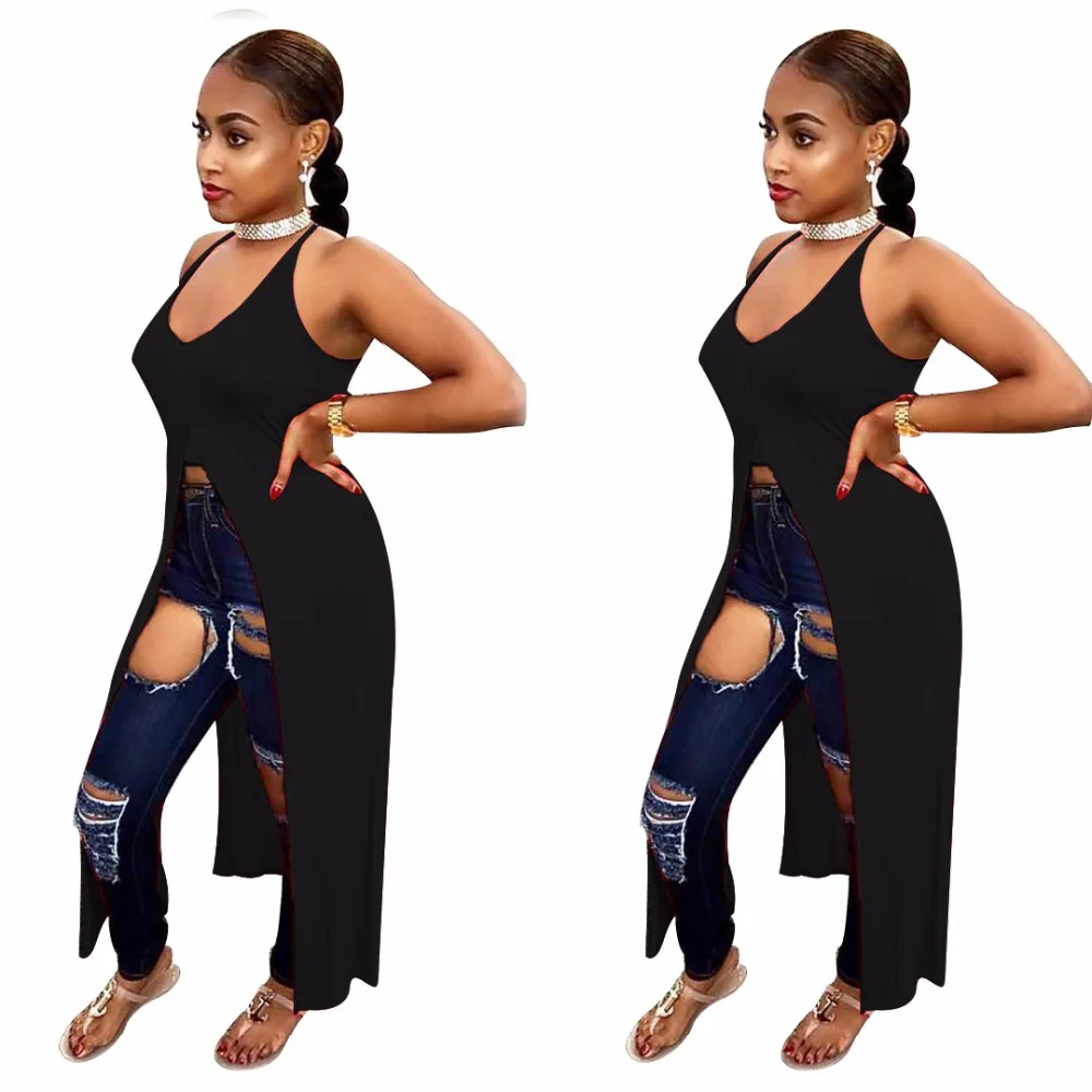 Новый модный топ с бретельками короткое спереди длинное сзади летние топы