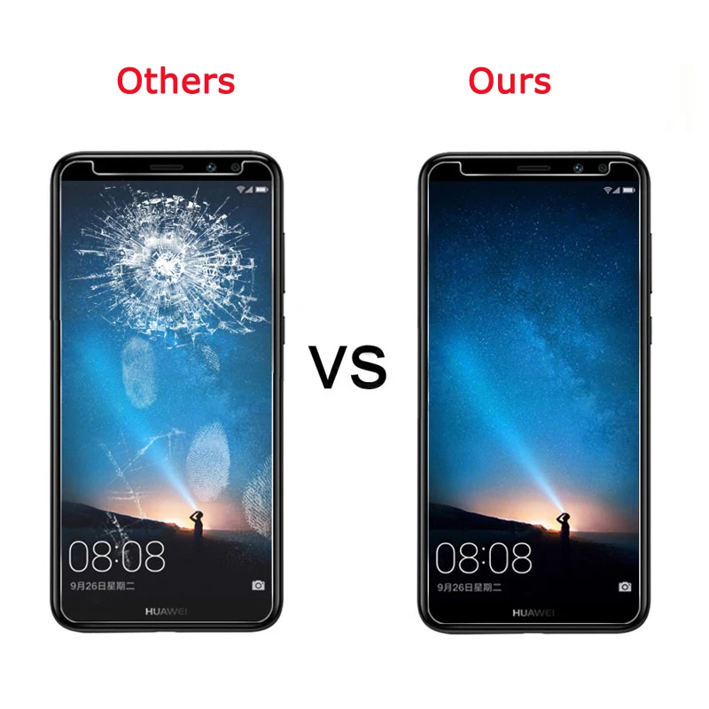 2 шт. закаленное стекло для Huawei Nova 2i защита экрана 9H 2.5D Защитная пленка [ |