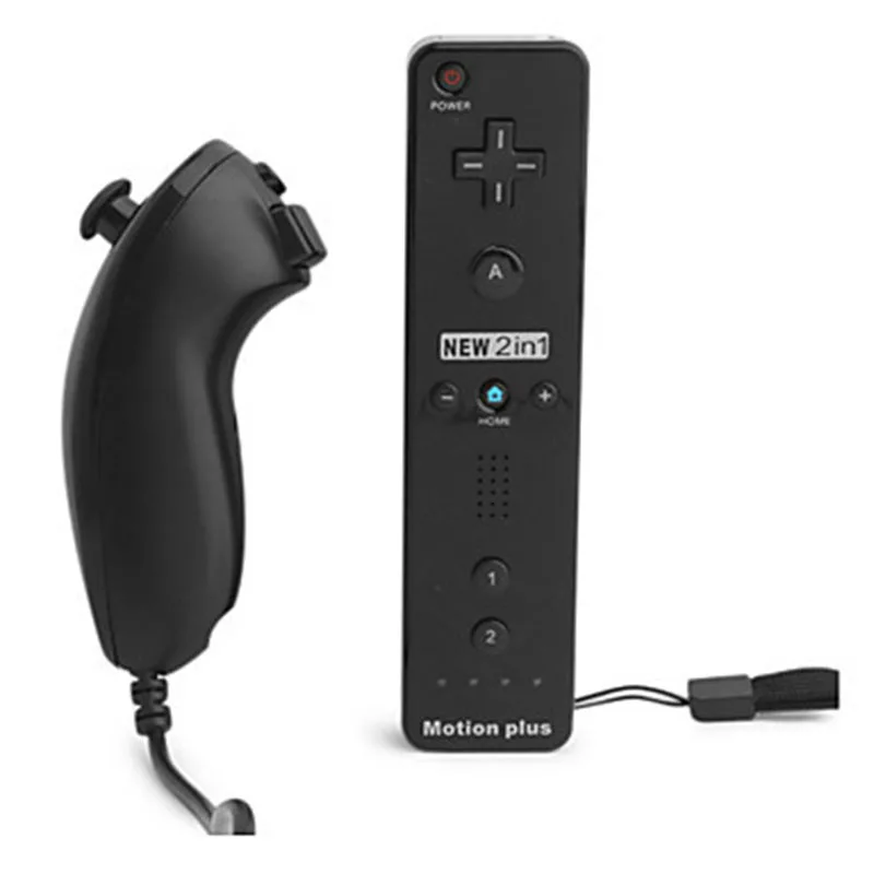 Пульт дистанционного управления Renensin 2 в 1 игровой контроллер для Nintendo Mote
