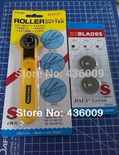 Diy Инструменты Высокое качество DAFA бренд роторный резак 28 мм Ткань Бумага Винил