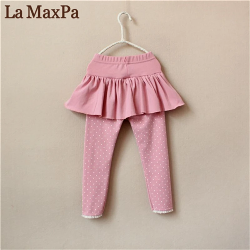 La MaxPa Girl Leggings Skirt-pants Children Cute Cake Skirt Baby Winter Warm Cotton Kids For 2-8 | Детская одежда и обувь