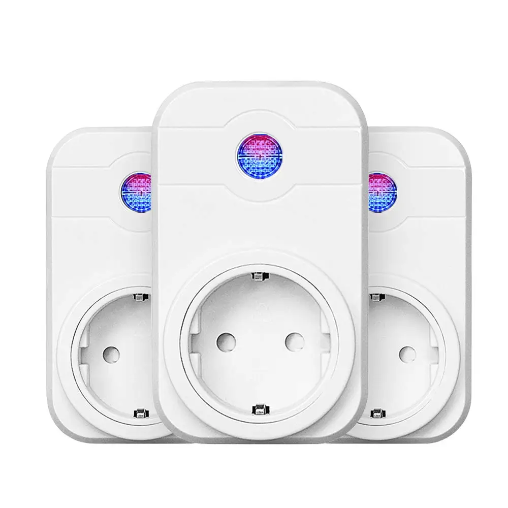 Wifi умная розетка Smart EU US Plug 10A Wifi Беспроводное дистанционное гнездо адаптера Питание ВКЛ и ВЫКЛ с Google Home Alexa Голосовое управление