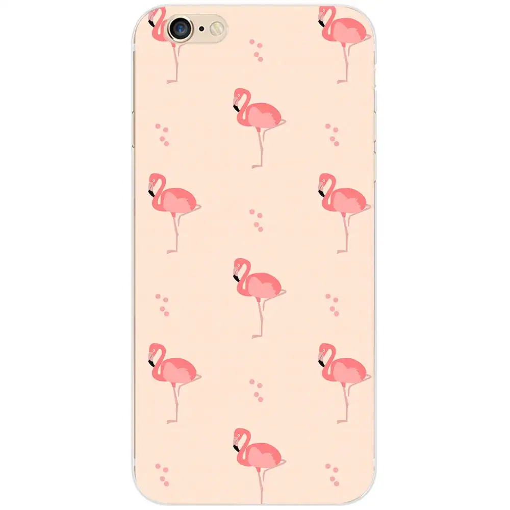 Чехлы для телефонов из ТПУ с принтом фламинго и птиц персонализированный Чехол